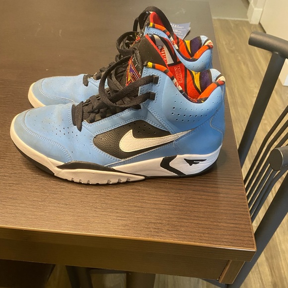 Nike Air Flight Lite Mid Hoops Pack University Blue Mens Size 8 DQ7778 400 - Picture 3 of 3